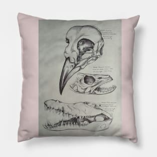 A bird, A fish & A Reptile Pillow