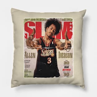 Allen Iverson Who Defined // Vintage Cover Style Pillow