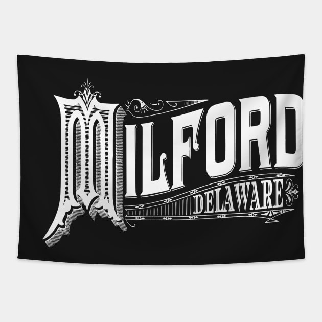 Vintage Milford, DE Tapestry by DonDota