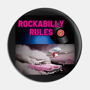 Rockabilly Rules Pin