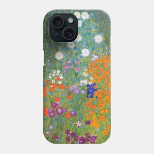 Gustav Klimt Flower Garden Famous Art Phone Case