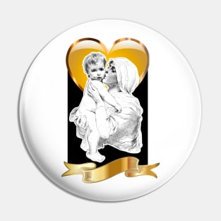 Saint Mary with the Child Jesus Pin