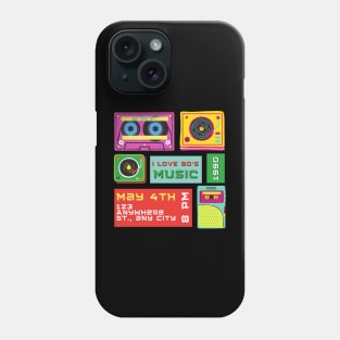 Retro music Phone Case