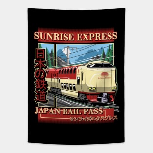 Sunrise Express – Overnight Sleeper Train from Tokyo to Izumo and Takamatsu Tapestry