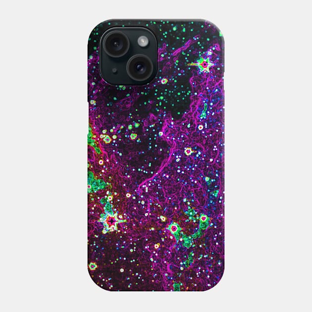 Black Panther Art - Glowing Edges 602 Phone Case by The Black Panther