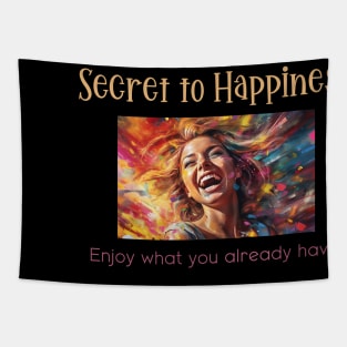 Secret to Happiness Tapestry