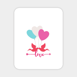 Love Birds Design Magnet