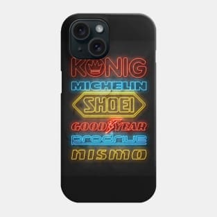 Neon Car Sponsors Phone Case