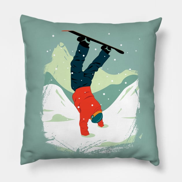 Snowboard Pillow by lents