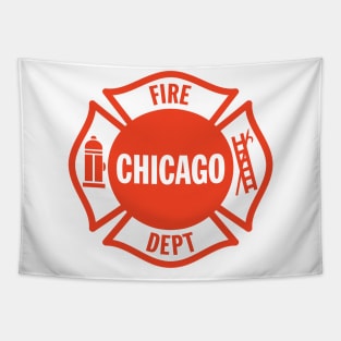 Chicago Fire Dept Tapestry