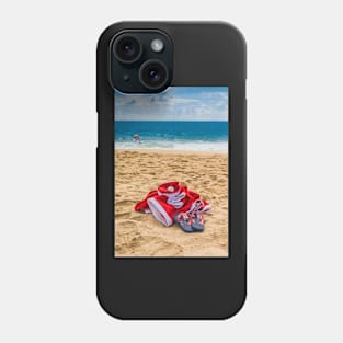 Surfing Santa Phone Case