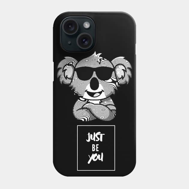 Just Be You! - Koala Phone Case by Barts Arts