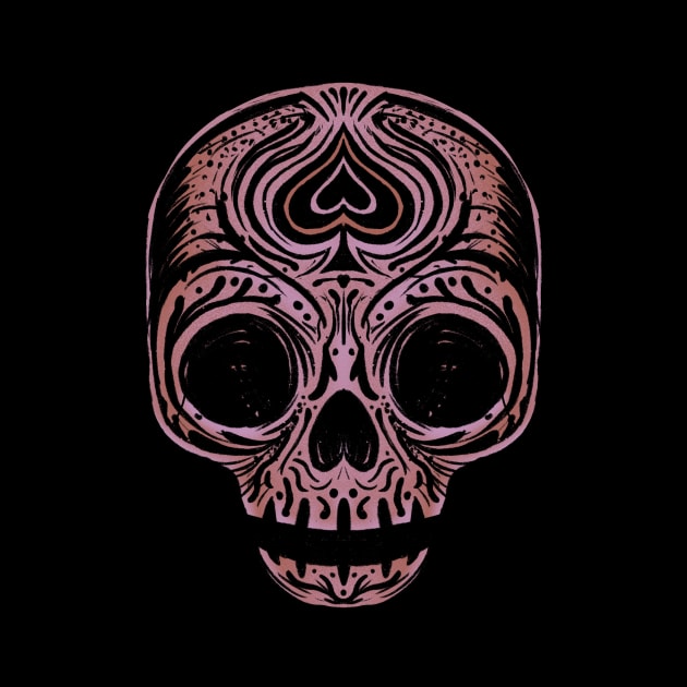 Sugar Skull - Sepia by RudeOne