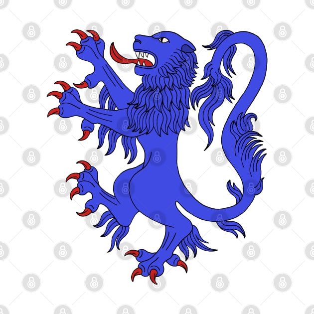 Lion Rampant Azure by AzureLionProductions