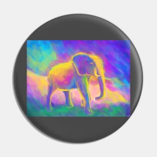 Elephant Painting Pin