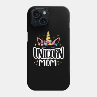 Unicorn Mom Unicorns Birthday Party Squad Matching Phone Case
