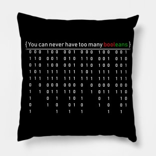 Coding Jokes (Booleans) Pillow