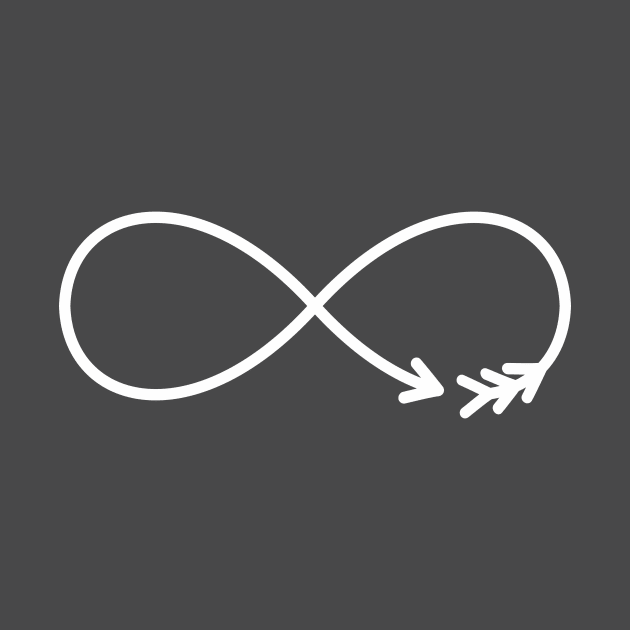 Infinity Symbol Arrow Gift Love by FrauK