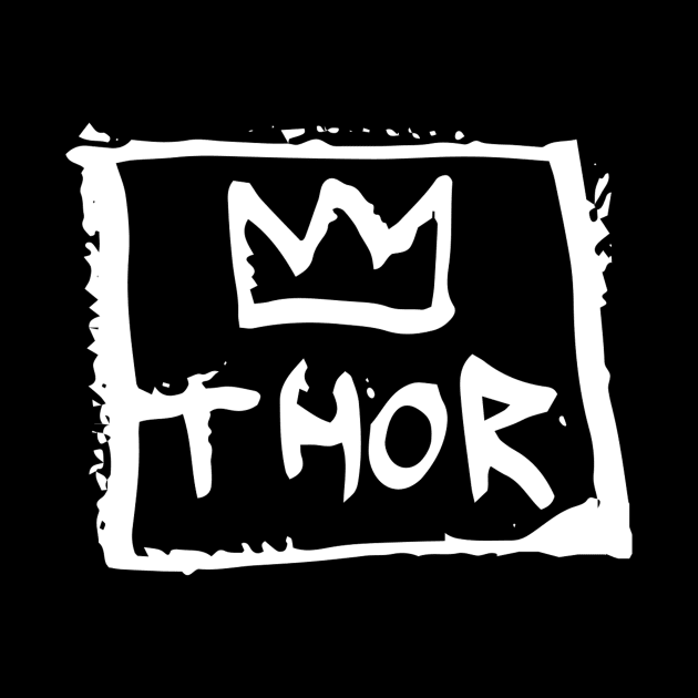 Thor Crown Doddle White by Mijumi Doodles