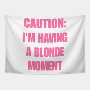 Caution I'm Having a Blonde Moment Shirt, Y2K Fashion Clothes, Aesthetic Clothing, Y2K Slogan Women's Graphic Shirt, Iconic Tapestry