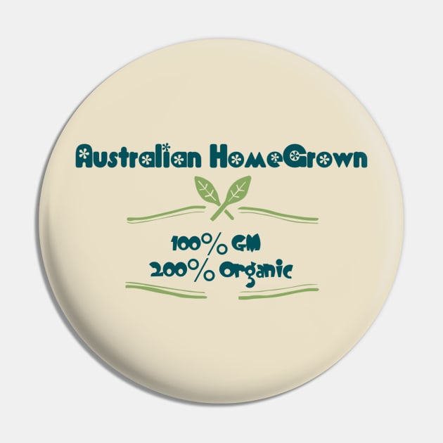 Australian HomeGrown Pin by Quirky Design Collective