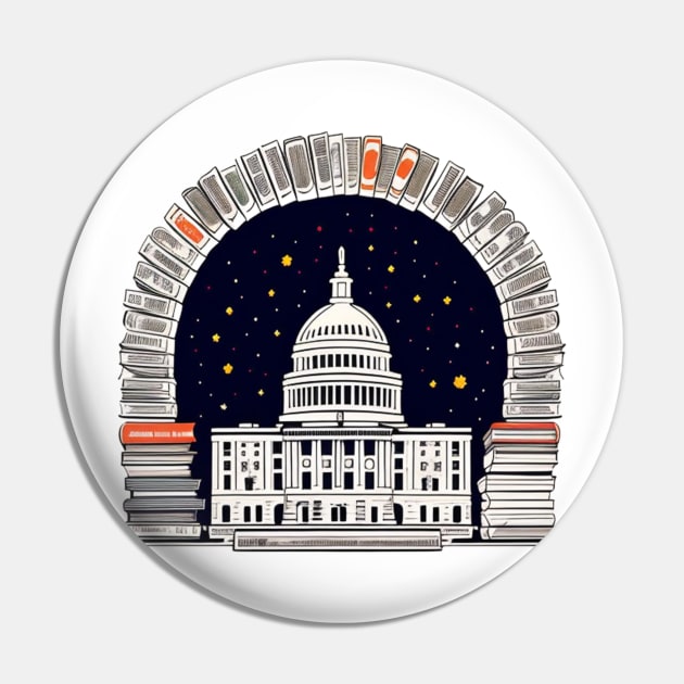 Capitol Pin by Quixotic Oasis