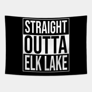 straight outta elk lake Tapestry