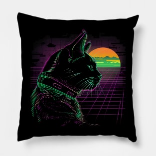 Cat DJ Buzz Pillow