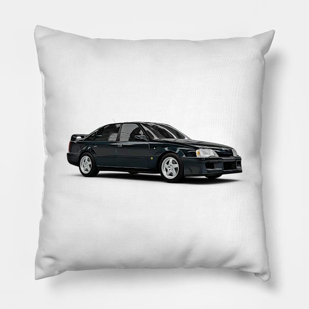 Lotus Carlton Cartoon Pillow by Auto-Prints