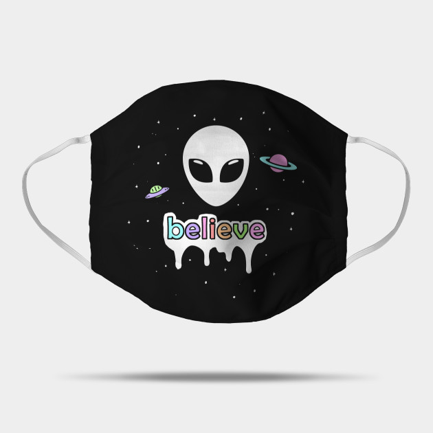 Aesthetic Goth E Girl Alien Space Alien Mask Teepublic