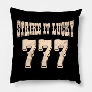 Strike It Lucky, Lucky Numbers, Lucky Game Day For Gamers Pillow