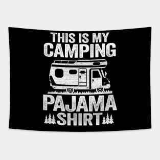 This Is My Camping Pajama Camping Funny Hiker Tapestry