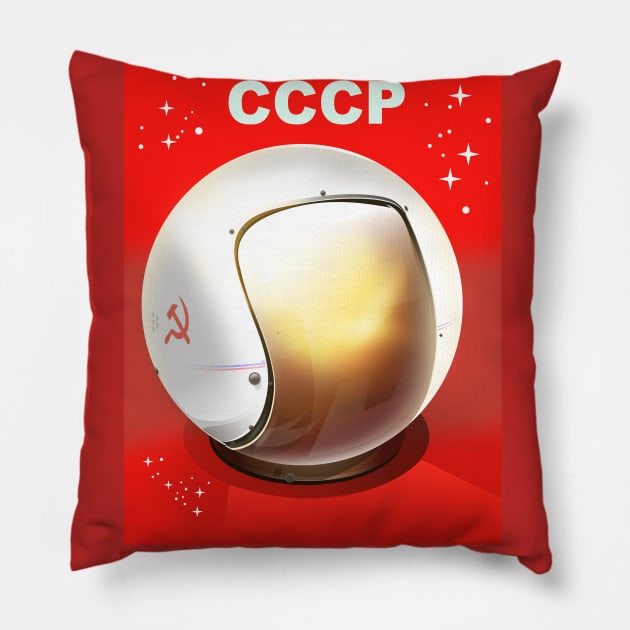 CCCP Helmet Pillow by nickemporium1