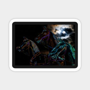 Spirit Horses Ride Magnet