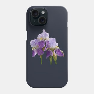 Irises - Lavender Irises Phone Case