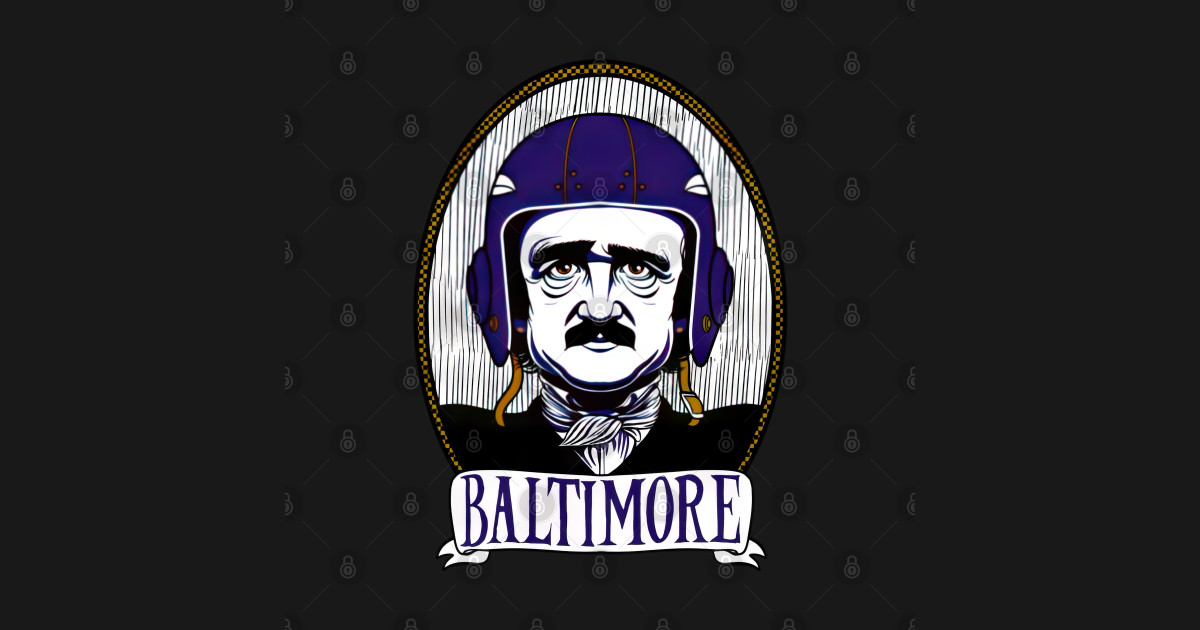 Baltimore Ravin Edgar Allan Poe Ravens Baltimore F - anish #70 ...