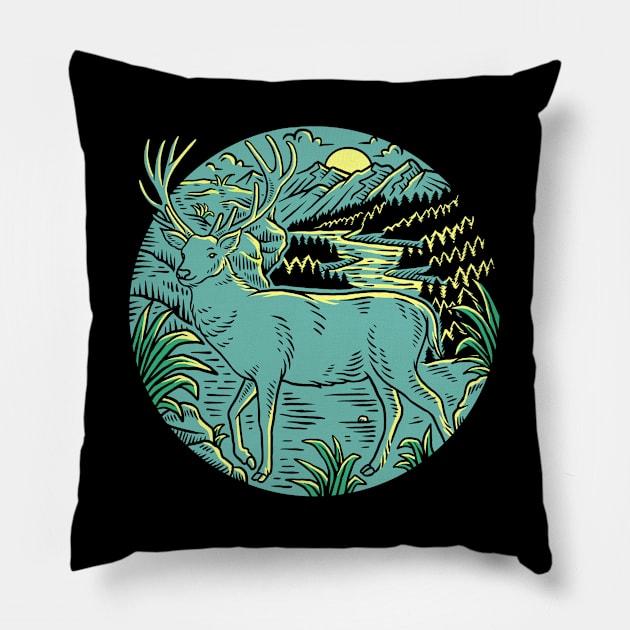Nature love Pillow by iwanmust98