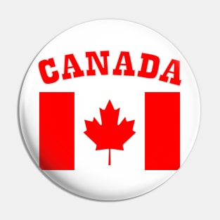 1980s Patriotic I Am Canadian Maple leaf Canada Flag Pin