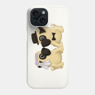 Wedding Pugs Phone Case