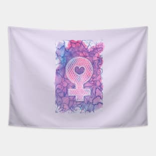 Girl love Tapestry