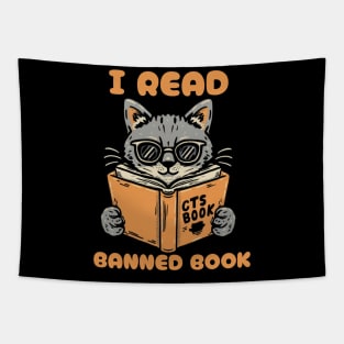 I read banned books Tapestry