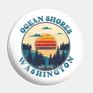 OCEAN SHORES WASHINGTON Pin