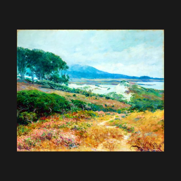 Scenic View Across Dunes, Carmel, California, Guy Rose 1918 by rocketshipretro