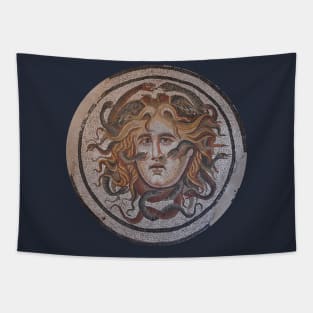 Medusa at Diocletian's bath. Tapestry