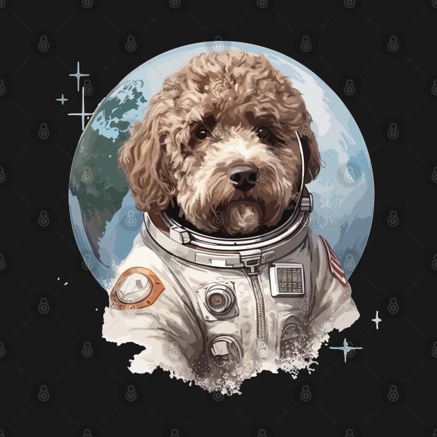 Lagotto Astronaut by Cute Dogs AI