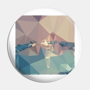 Opera Mauve Abstract Low Polygon Background Pin