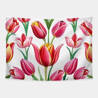 Tulip Flowers Tapestry