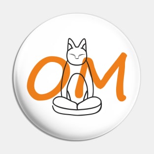 OM Cat Pin