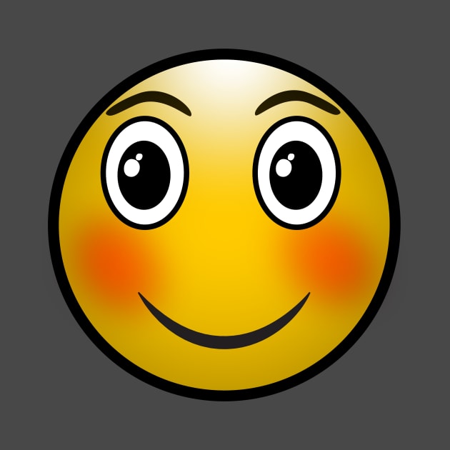 Blushing Emoji by emojiawesome
