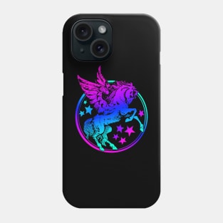 Retro Neon Pegasus Phone Case